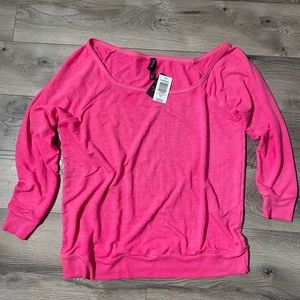 Totrid large boatneck lightweight sweatshirt